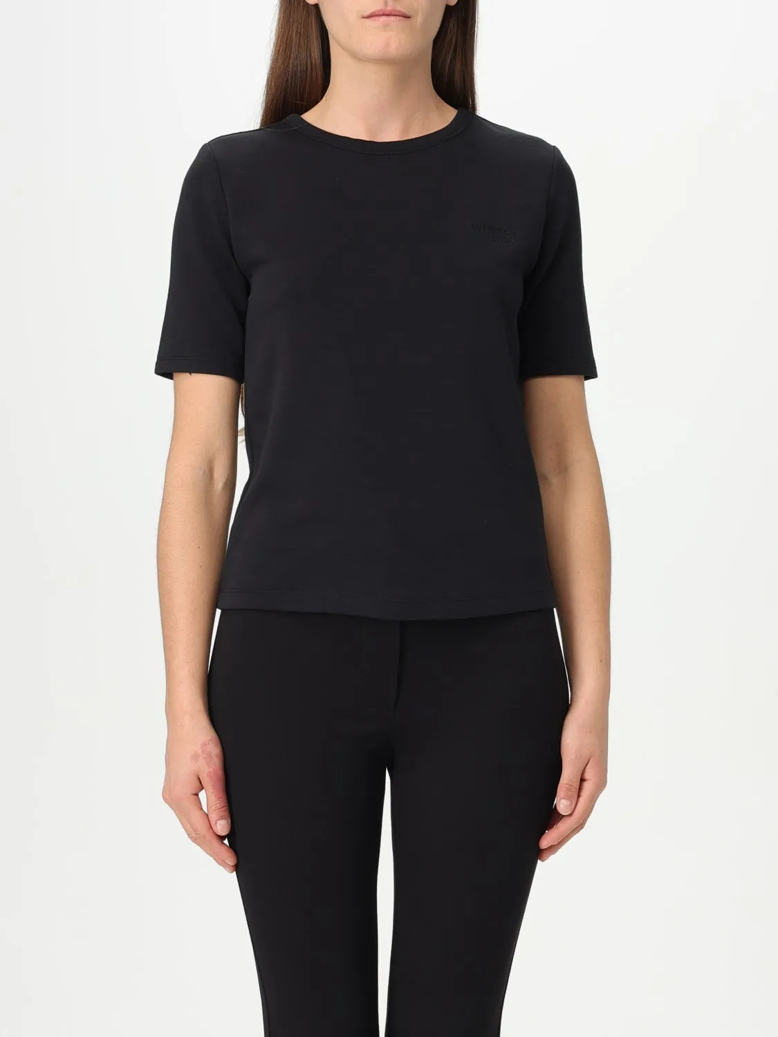 T-shirt basic in cotone Twinset - Actitude