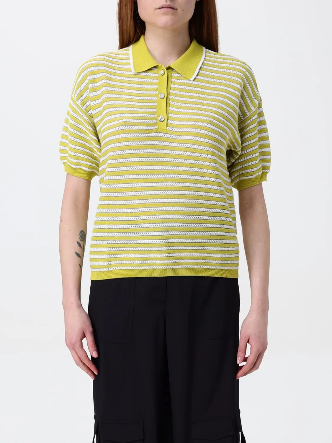 Polo in maglia Twinset - Actitude a righe