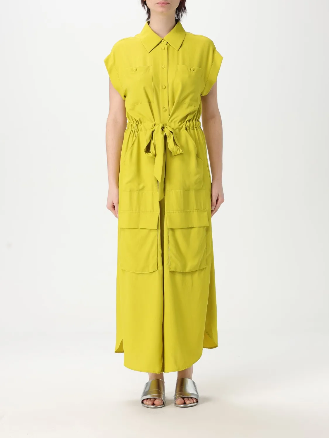 Abito chemisier Twinset - Actitude in crêpe