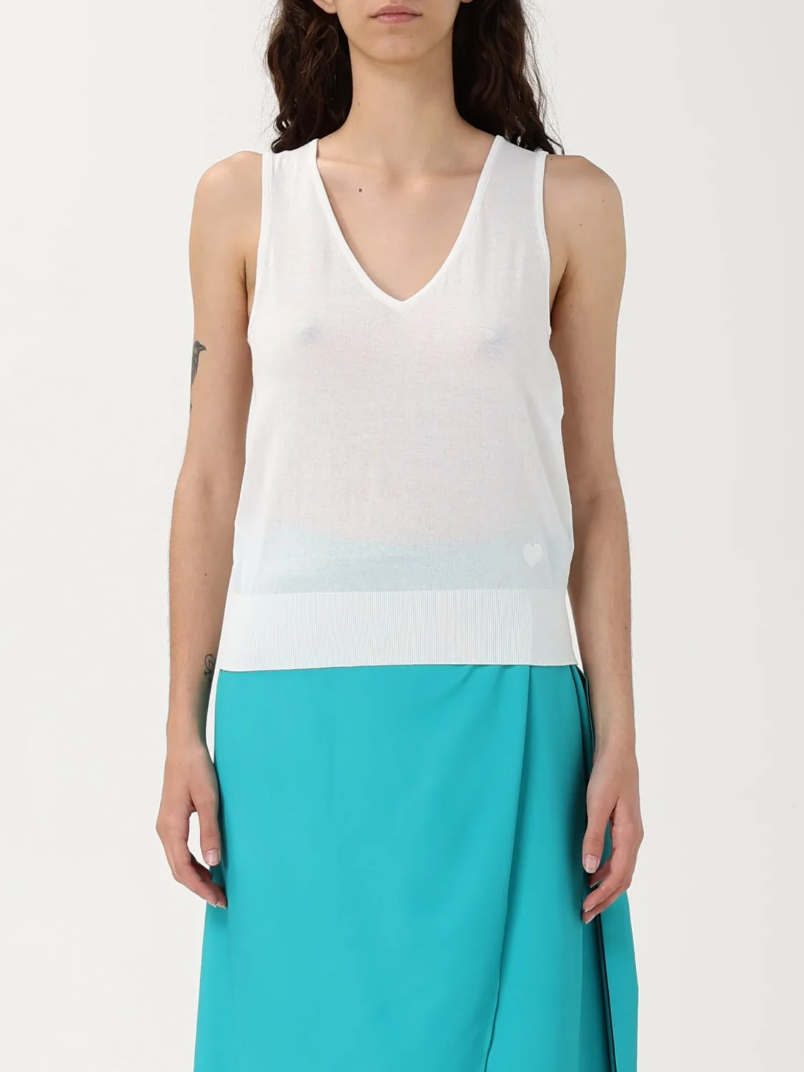 Top smanicatoTwinset Actitude in maglia