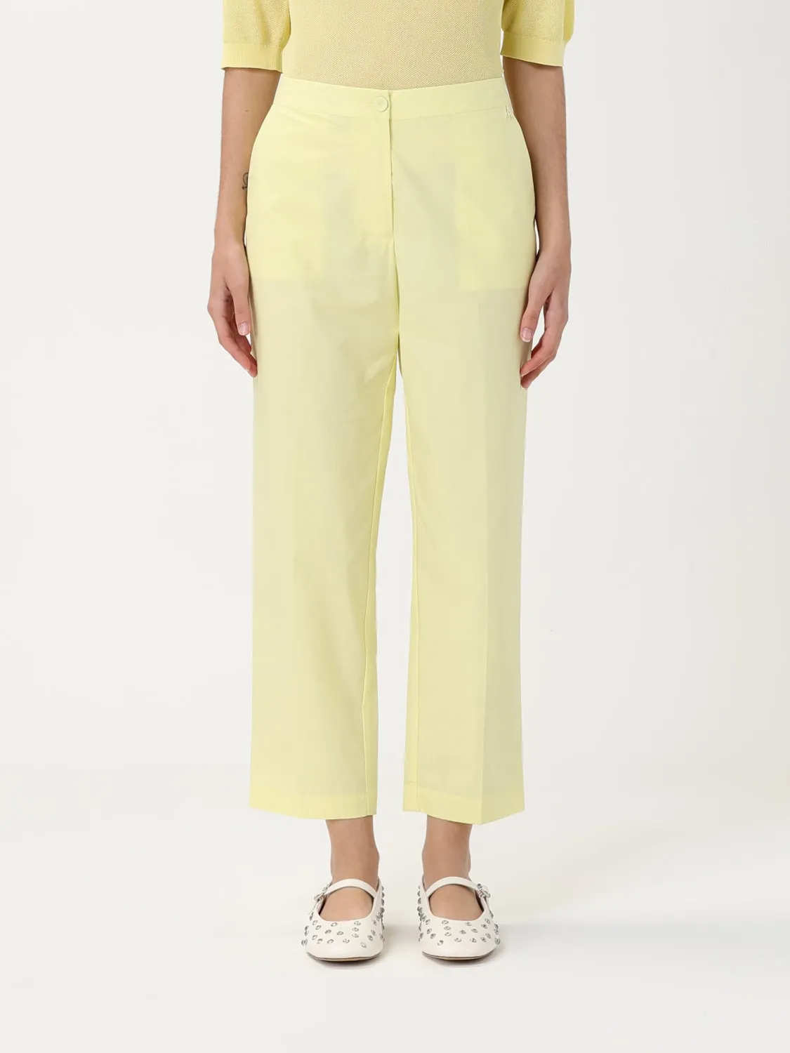 Pantalone classico Twinset Actitude in cotone