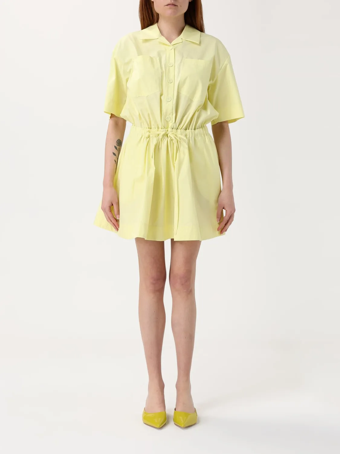 Abito chemisier Twinset Actitude in cotone