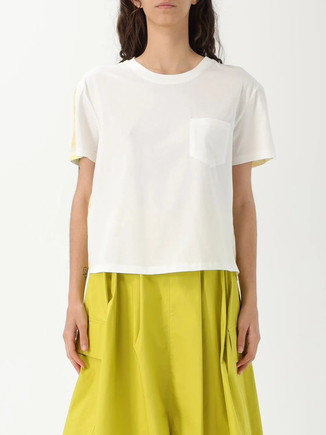 T-shirt Twinset - Actitude in misto cotone con stampa