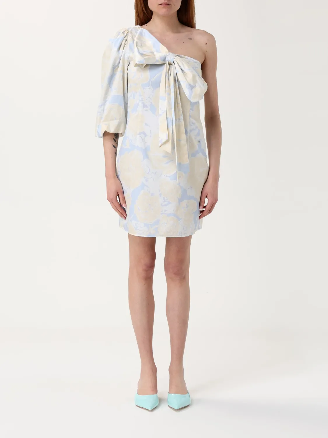 Abito Twinset Actitude in cotone con stampa floreale