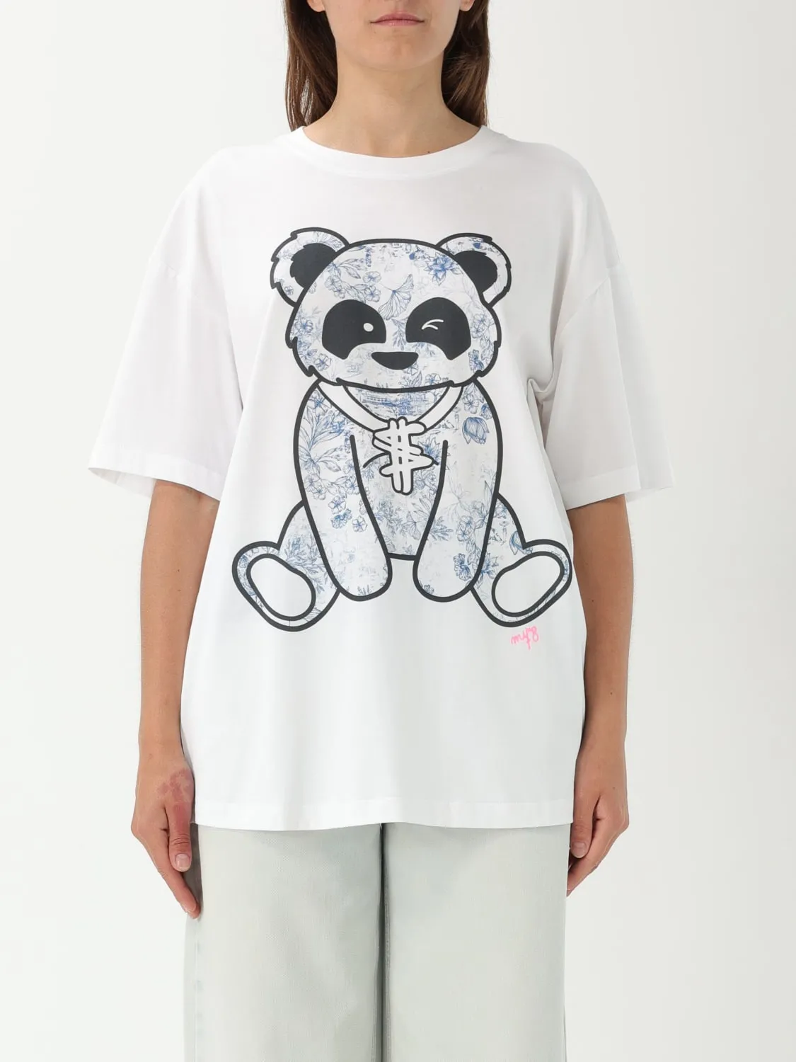 T-shirt Twinset - Actitude in cotone con stampa