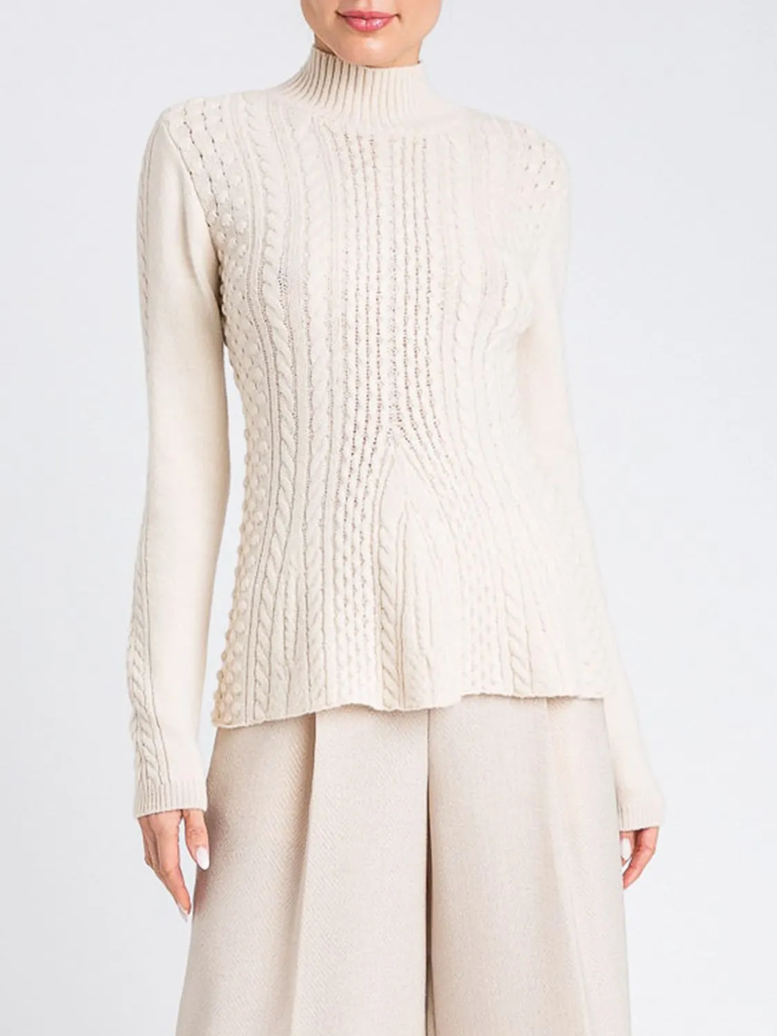 Pullover Twinset Actitude in misto lana tricot