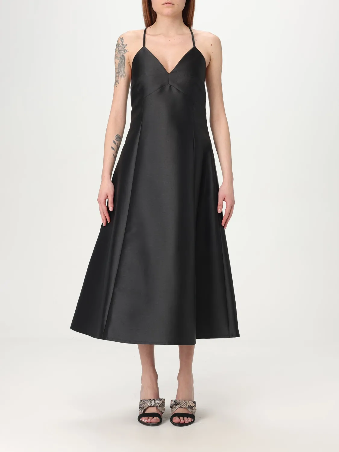 Abito midi Twinset Actitude in twill