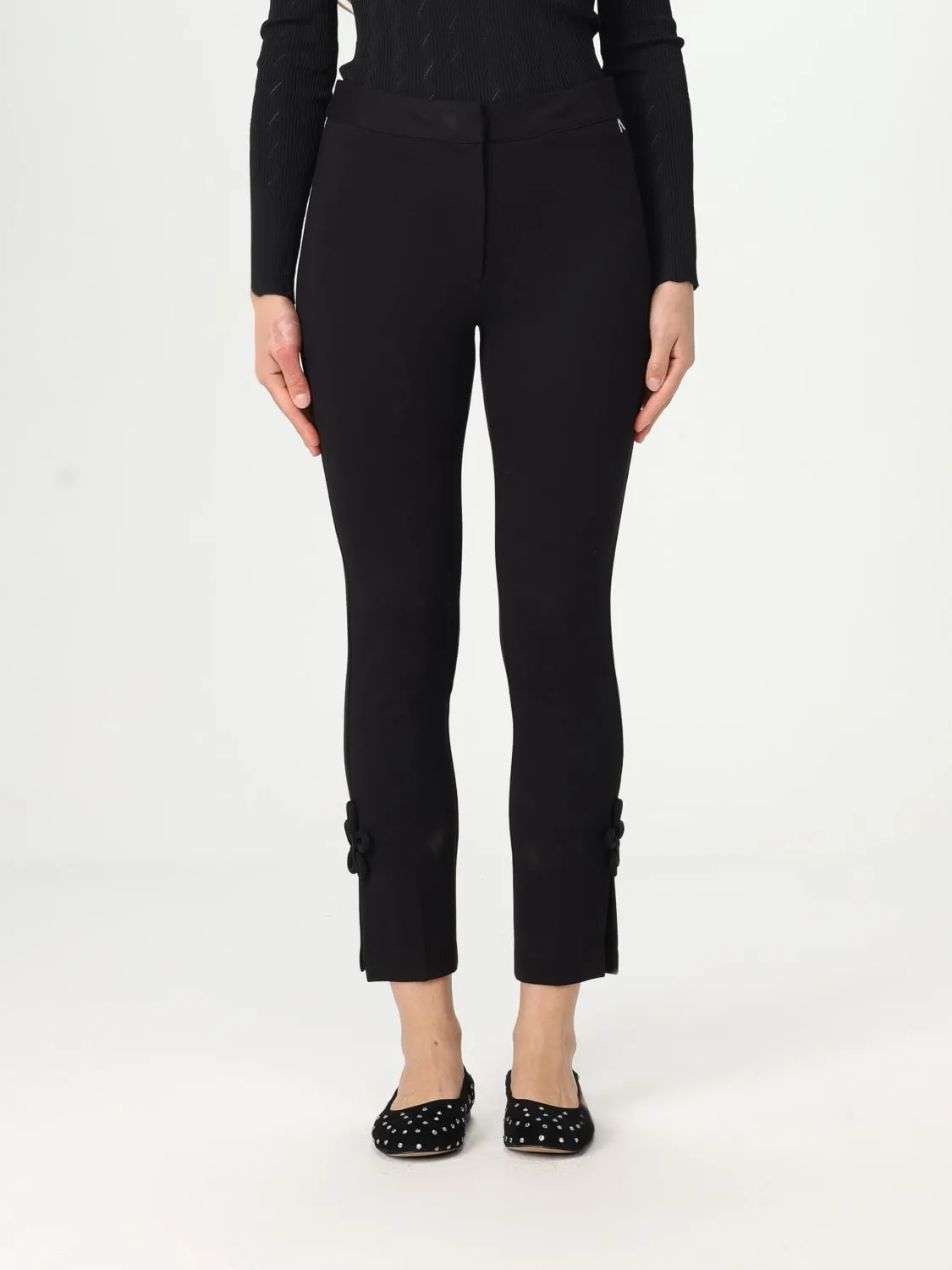 Pantalone Twinset - Actitude in misto viscosa