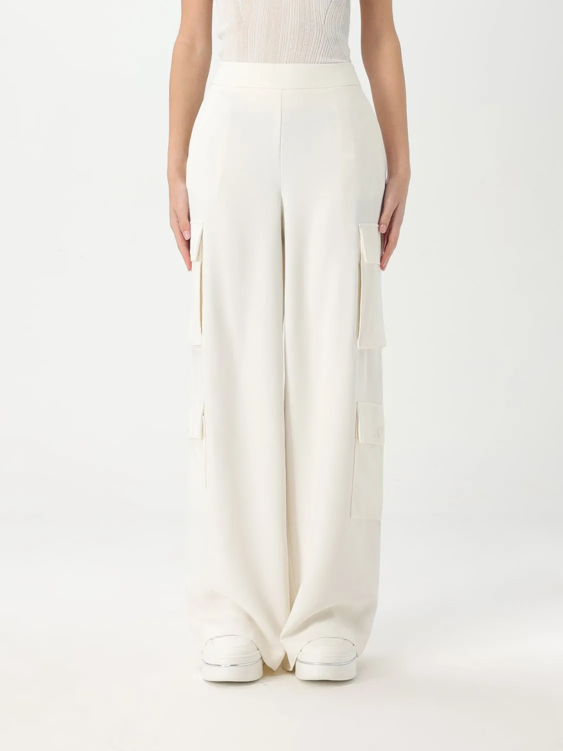 Pantalone cargo Twinset - Actitude in crêpe