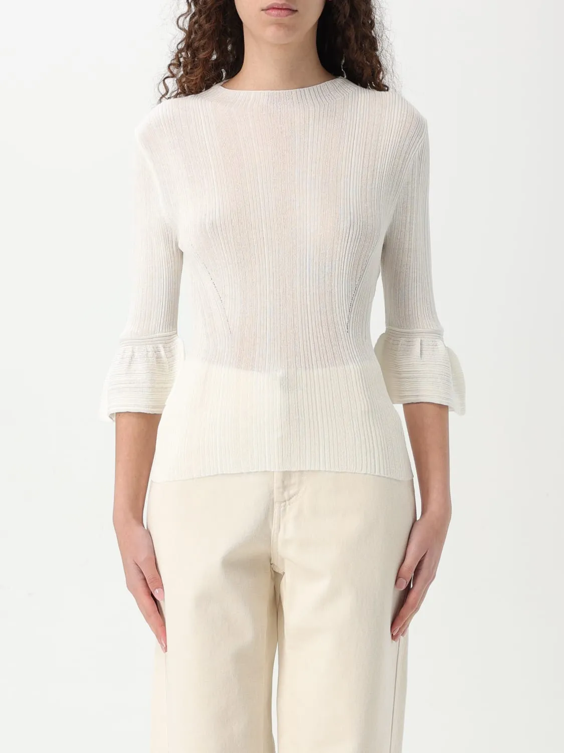 Maglia a coste in viscosa Twinset - Actitude