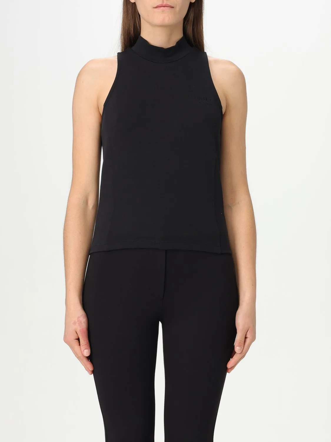 Top a dolcevita in misto cotone Twinset - Actitude