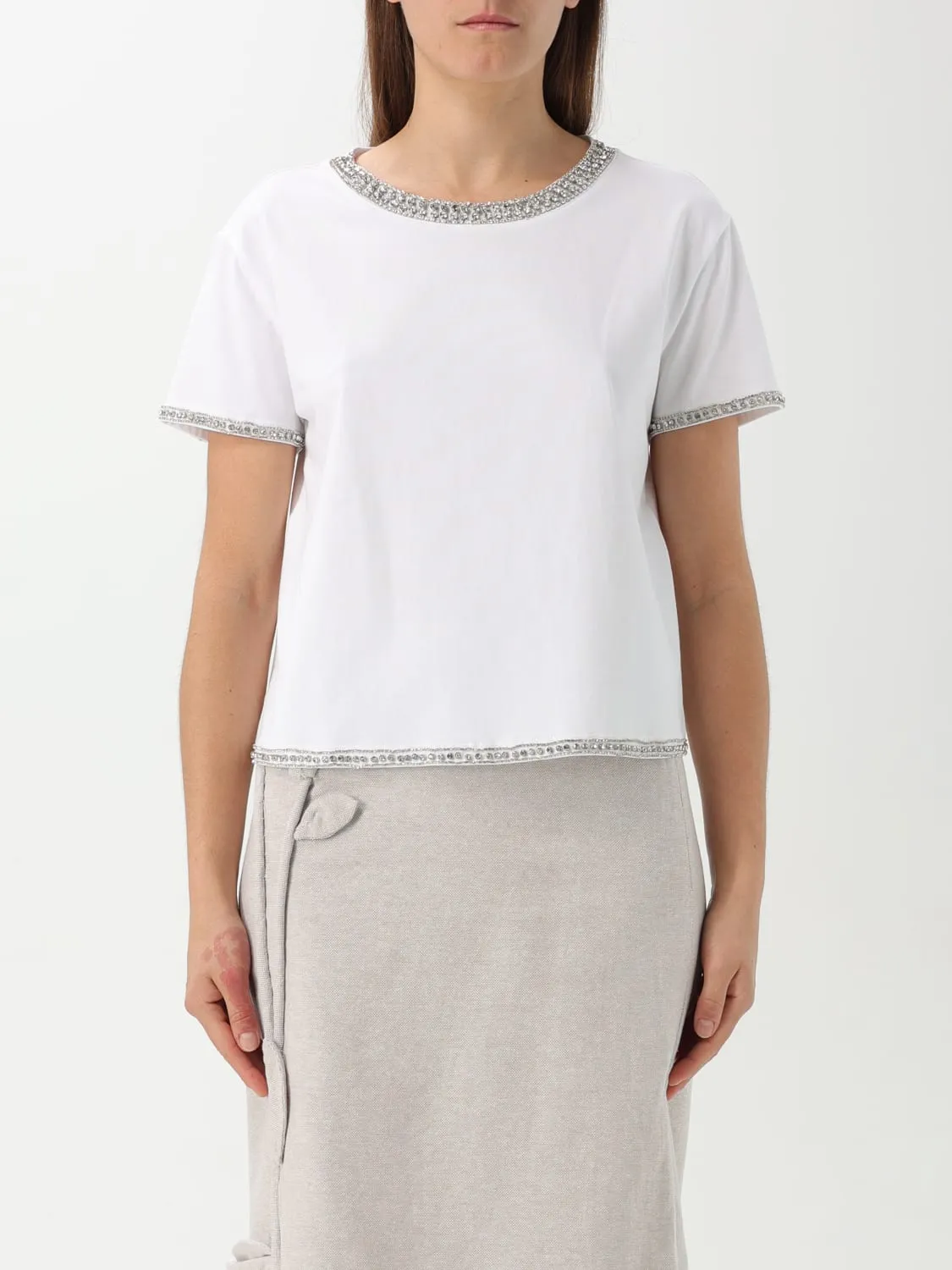 T-shirt in cotone Twinset - Actitude