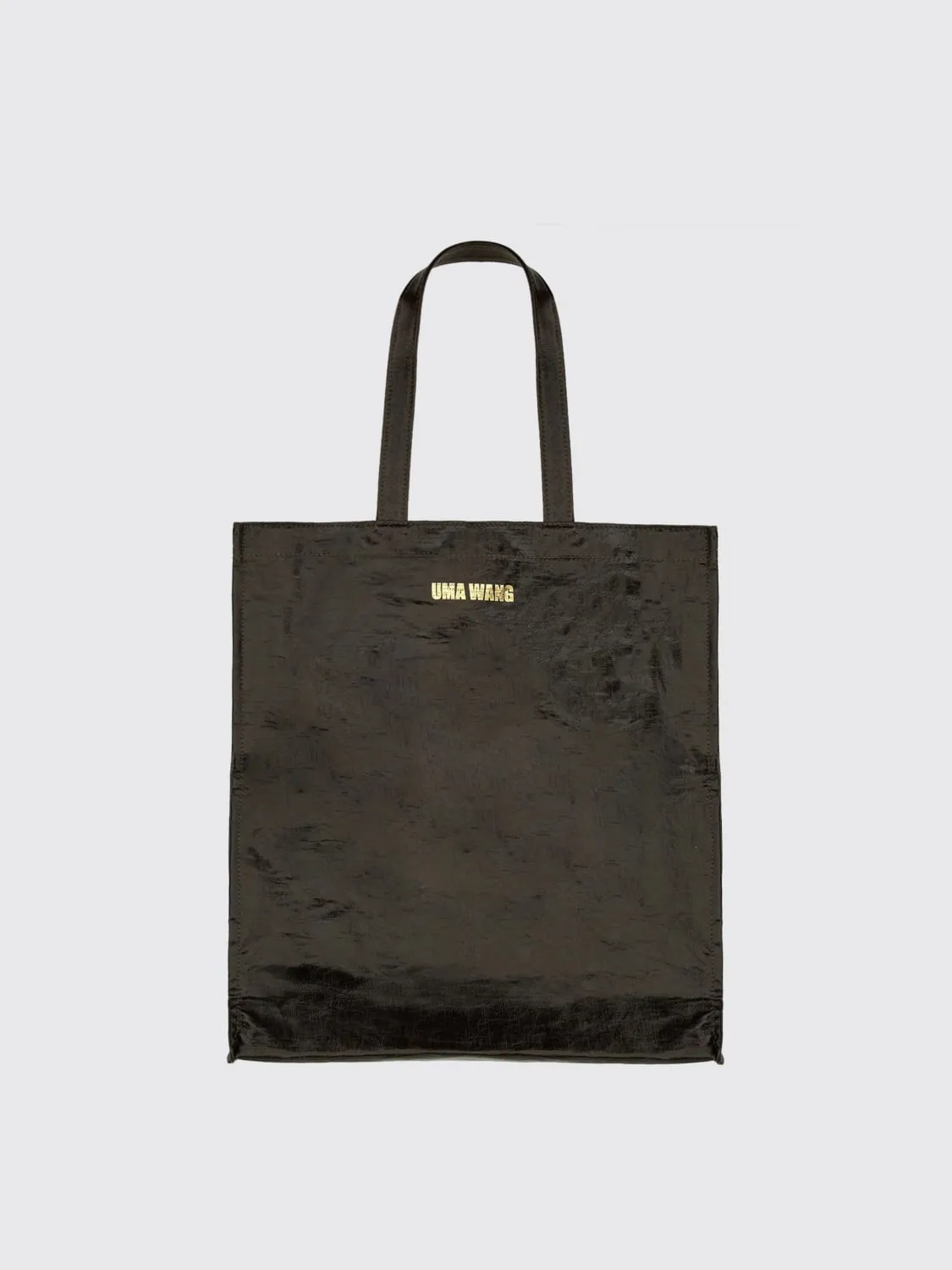 Borsa a mano tote in lino Uma Wang