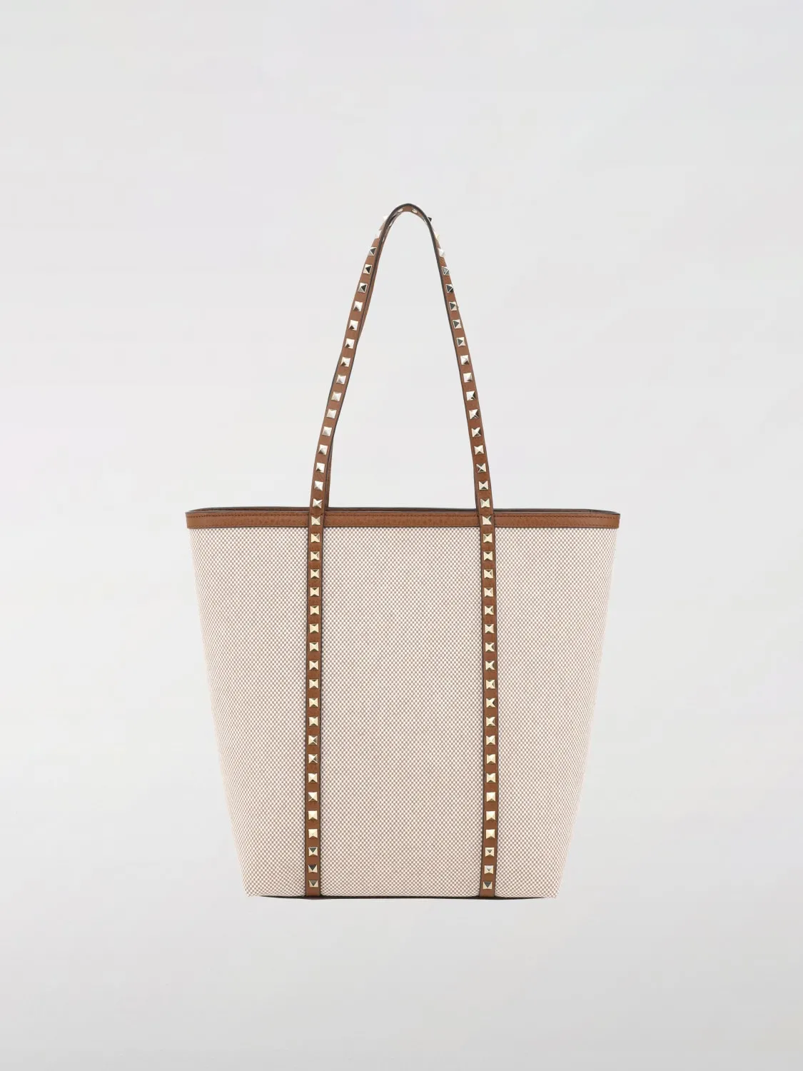 Borsa Rockstud Valentino Garavani in canvas e pelle