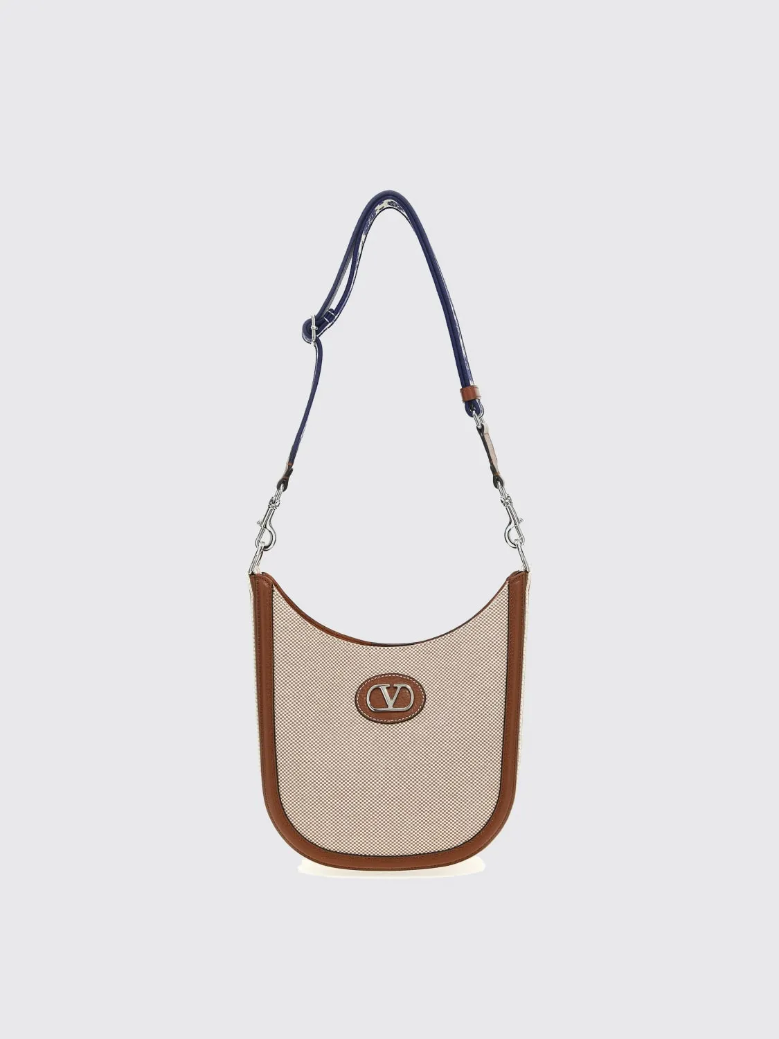 Borsa a spalla in pelle di vitello VLogo Valentino Garavani