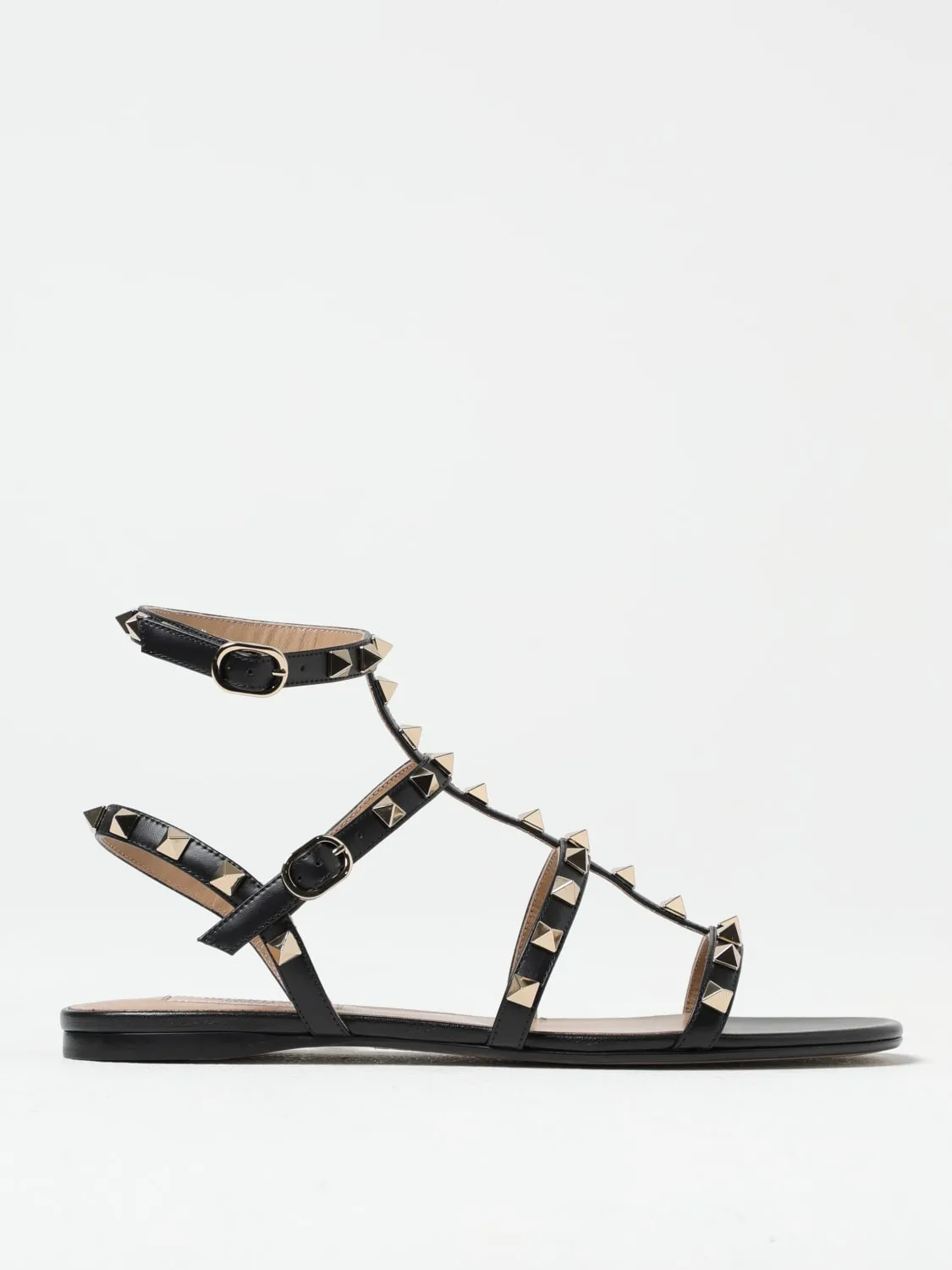 Sandalo Rockstud Valentino Garavani in pelle