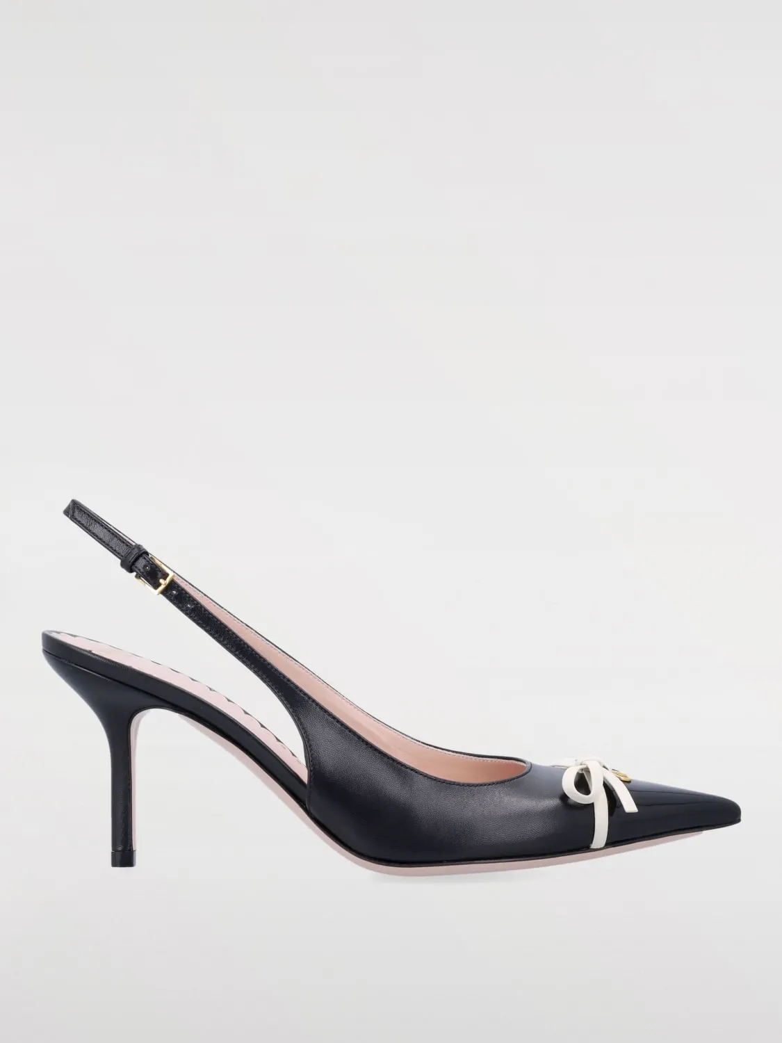 Slingback VLogo Signature Valentino Garavani in nappa con fiocco
