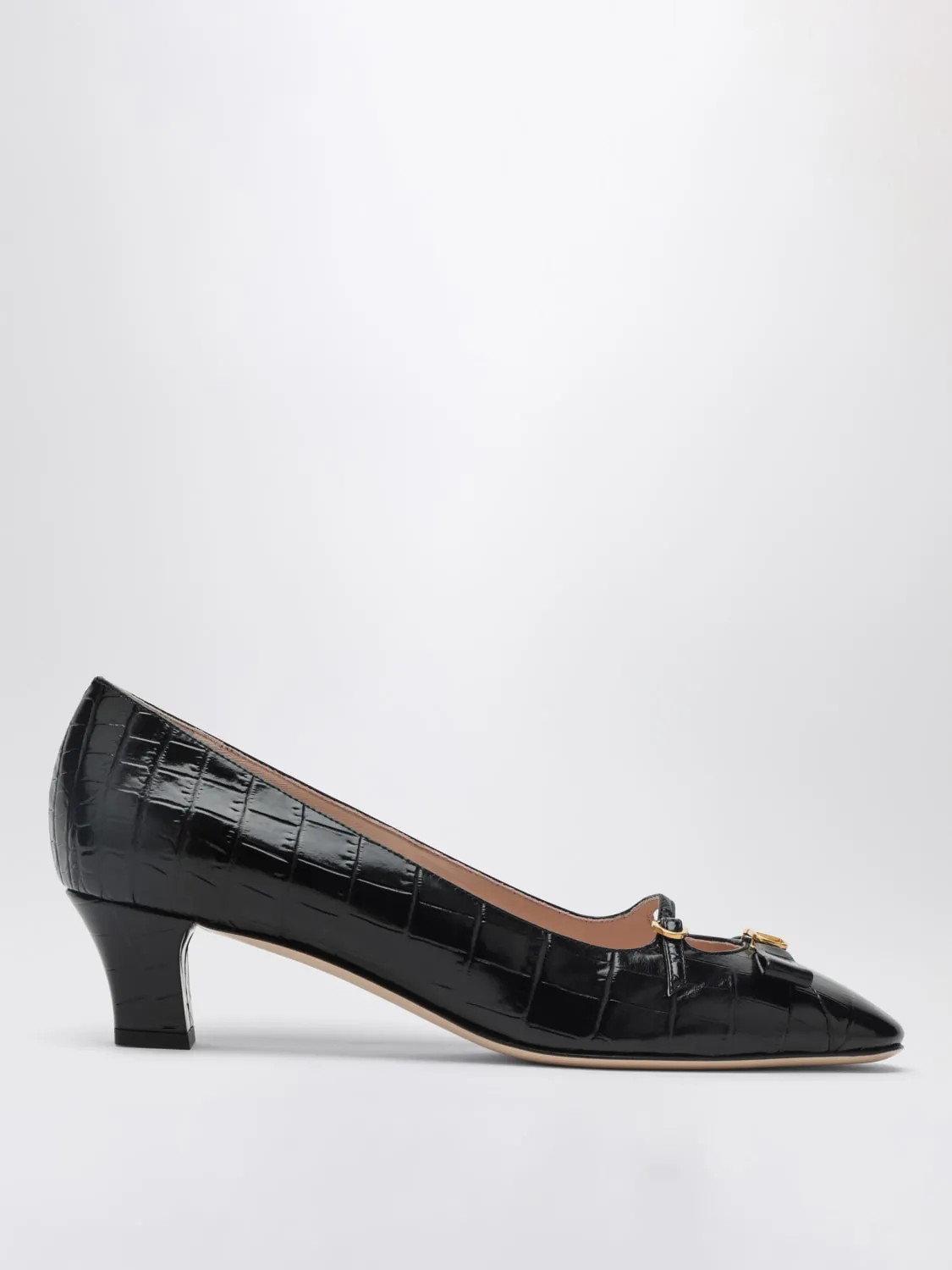 Pump Bowow Valentino Garavani in pelle stampa cocco