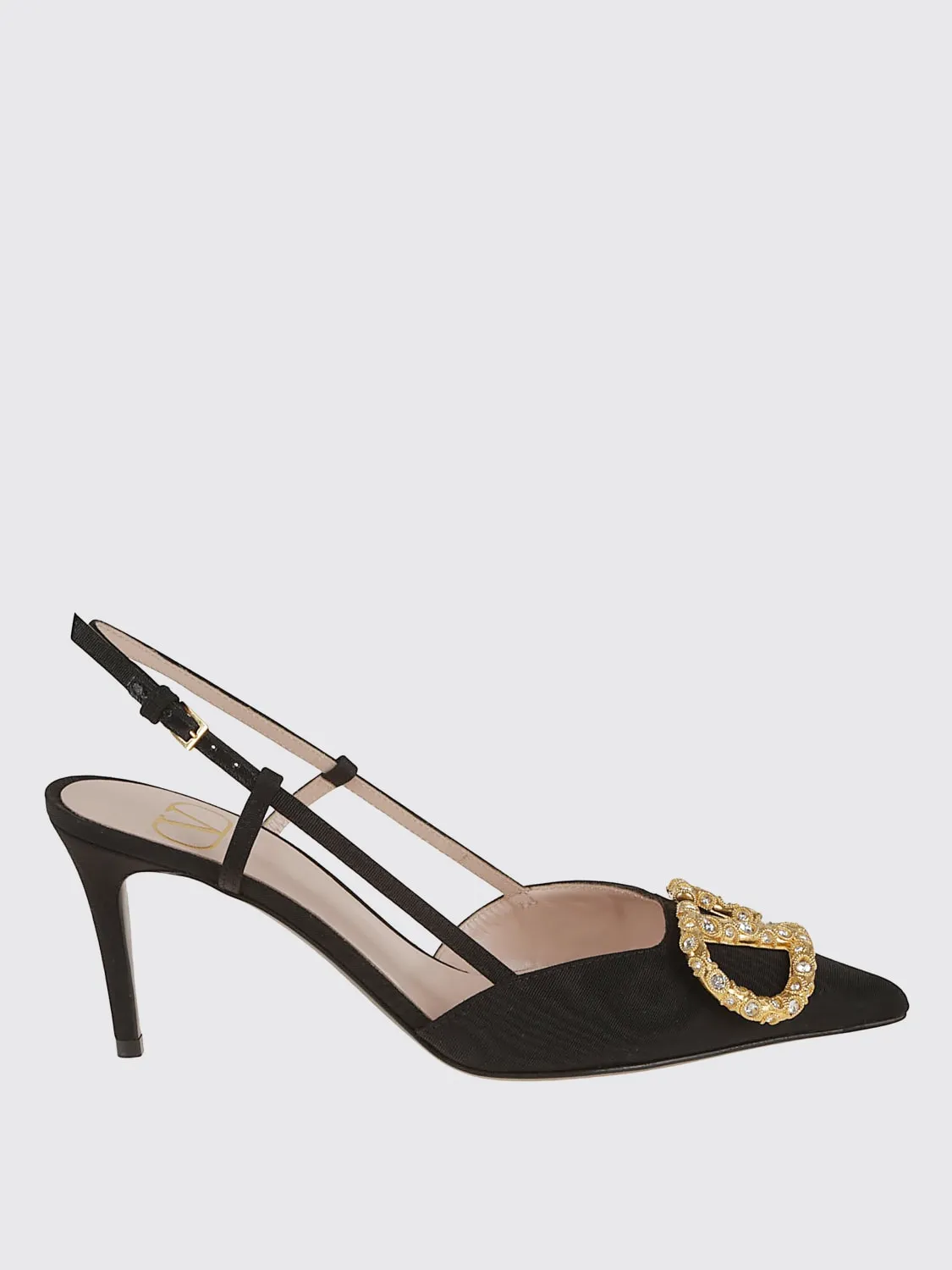 Slingback VLogo Signature Valentino Garavani in moirè