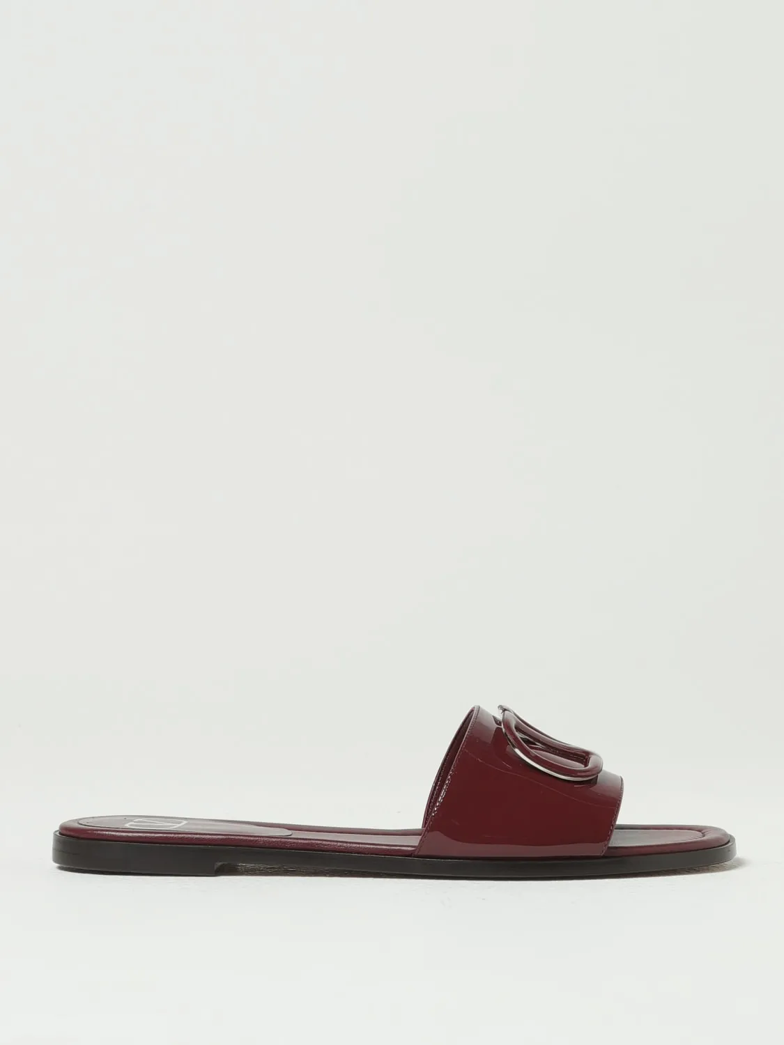 Sandalo VLogo Signature Valentino Garavani in vernice