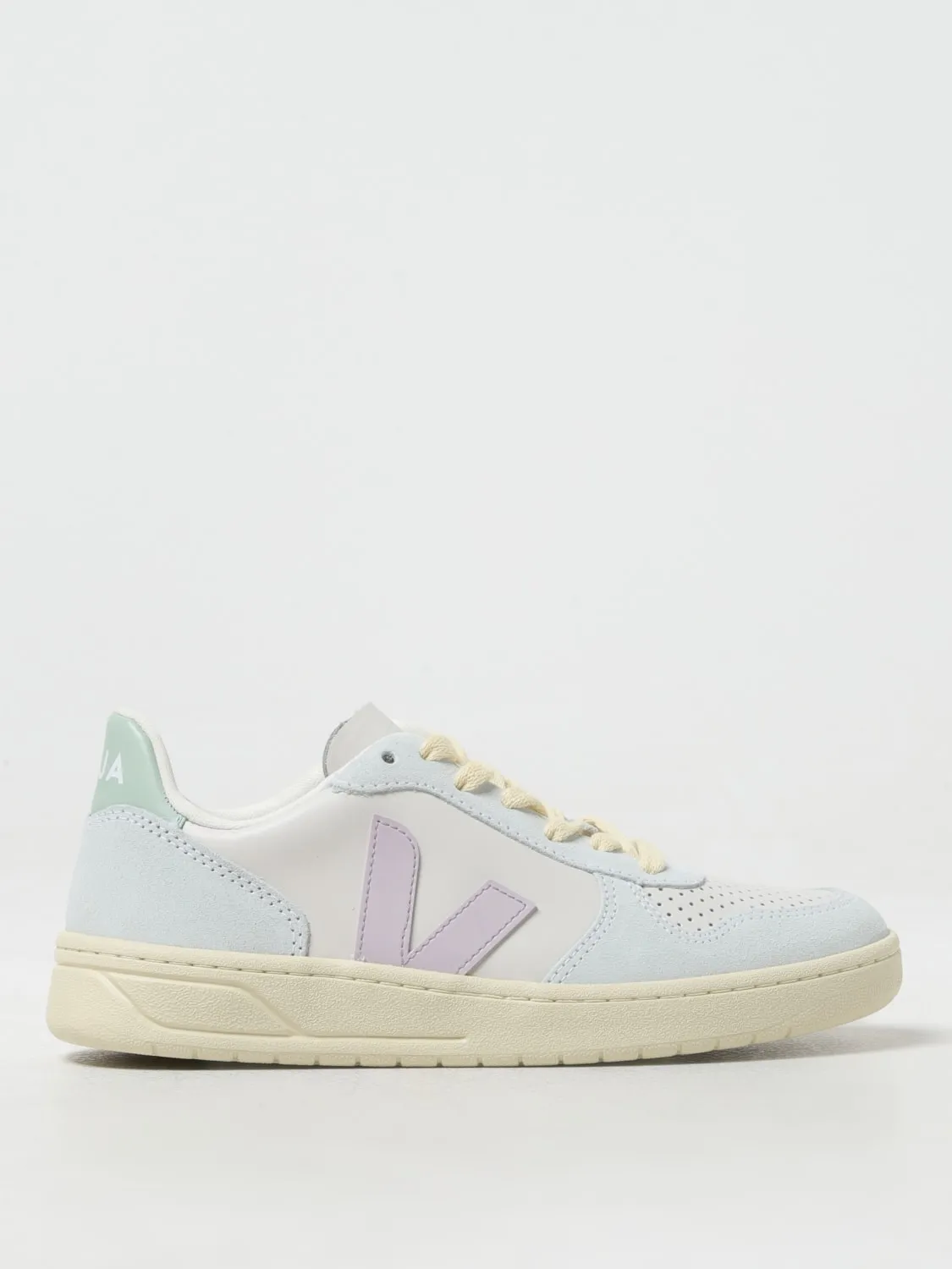 Sneakers V-10 Veja in pelle e camoscio