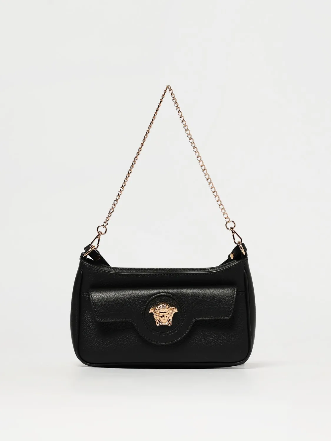 Borsa a spalla Medusa Versace in pelle di vitello