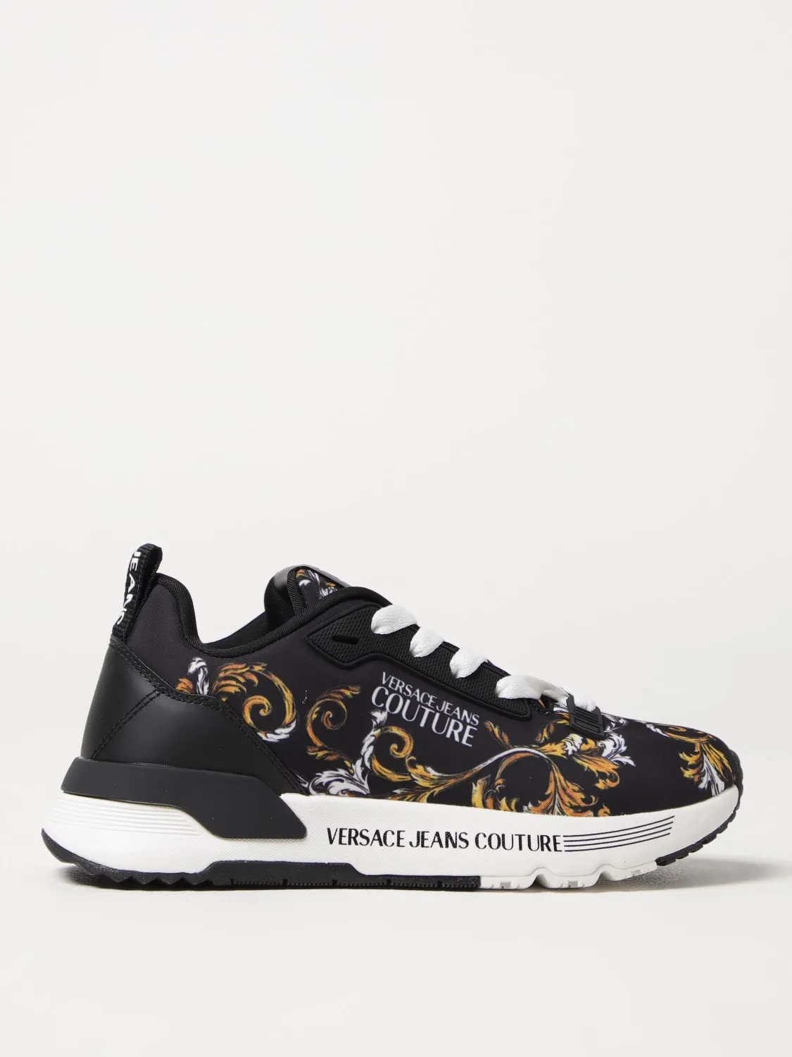 Sneakers Baroque Versace Jeans Couture in pelle e nylon stampato