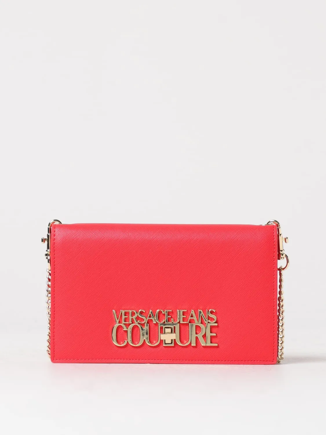 Borsa wallet Versace Jeans Couture mini in pelle sintetica saffiano