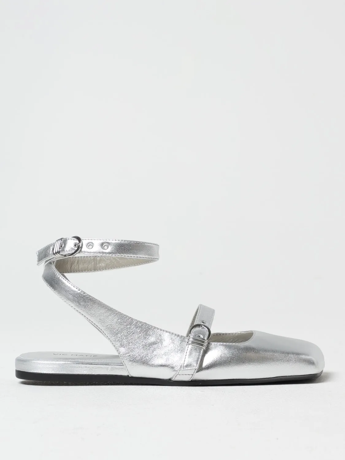 Ballerina Vic Matiè in pelle laminata